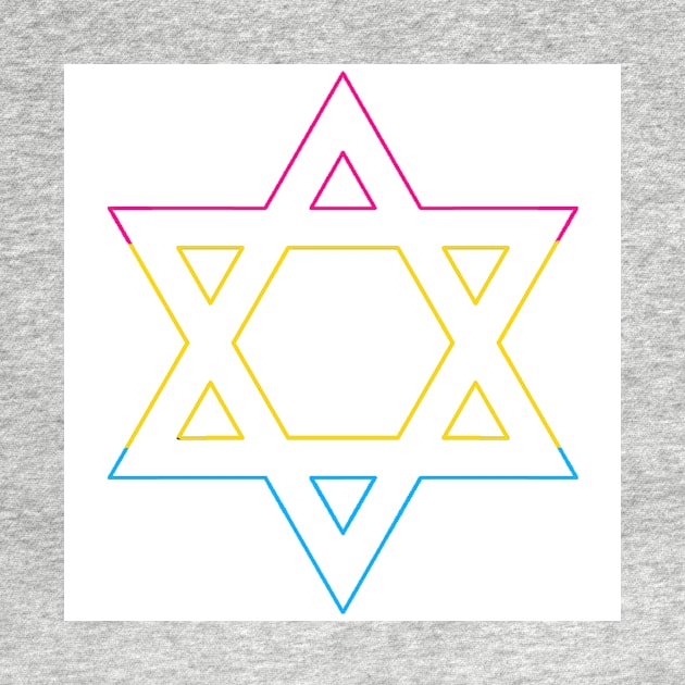 Star of David Pan Pride by ThePureAudacity